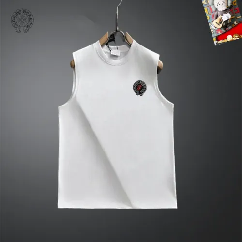 Chrome Hearts T-Shirts Sleeveless For Unisex #1437856 $25.00 USD, Wholesale Replica Chrome Hearts T-Shirts