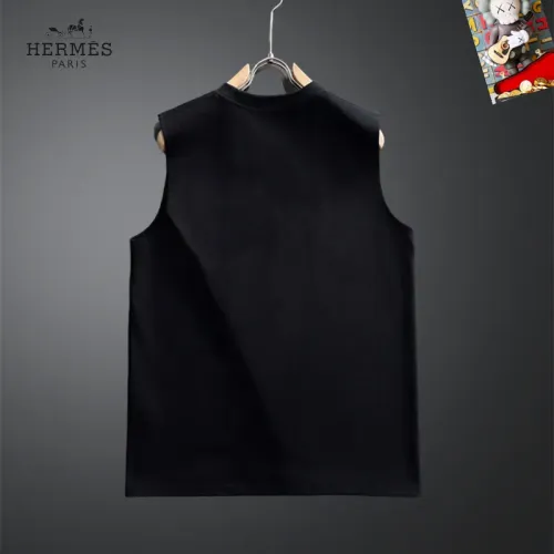 Replica Hermes T-Shirts Sleeveless For Unisex #1437869 $25.00 USD for Wholesale