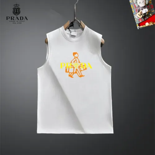 Prada T-Shirts Sleeveless For Unisex #1437890 $25.00 USD, Wholesale Replica Prada T-Shirts