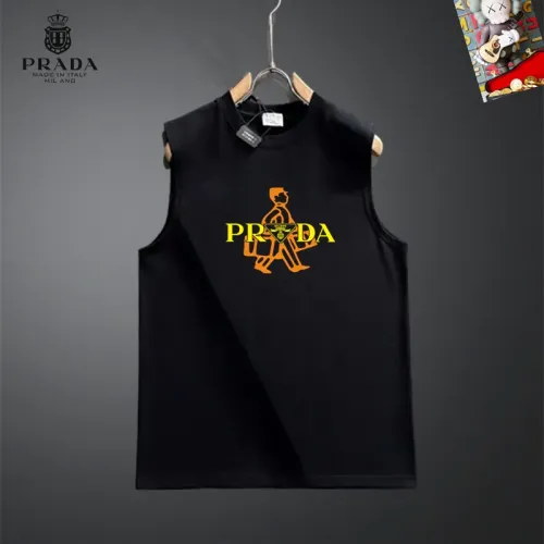 Prada T-Shirts Sleeveless For Unisex #1437891 $25.00 USD, Wholesale Replica Prada T-Shirts