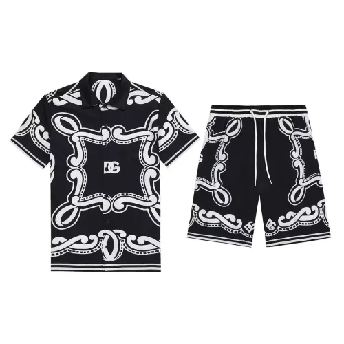 Dolce &amp; Gabbana D&amp;G Tracksuits Short Sleeved For Men #1437893 $52.00 USD, Wholesale Replica Dolce &amp; Gabbana D&amp;G Tracksuits