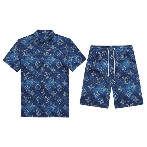 Replica Louis Vuitton LV Tracksuits Short Sleeved For Men #1437902 $52.00 USD for Wholesale