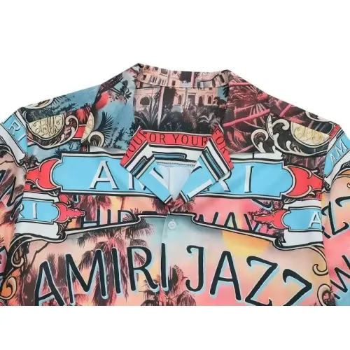 Replica Amiri Tracksuits Short Sleeved For Men #1437904 $52.00 USD for Wholesale