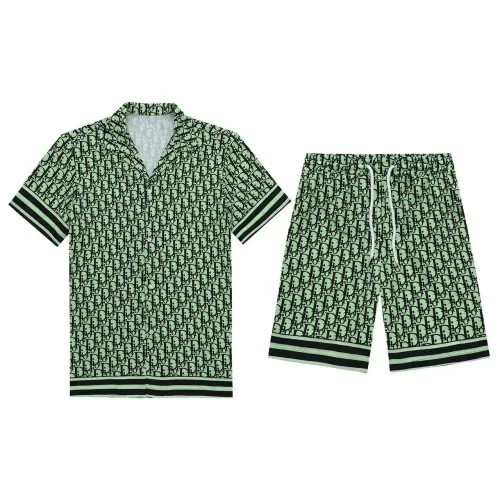 Christian Dior Tracksuits Short Sleeved For Men #1437906 $52.00 USD, Wholesale Replica Christian Dior Tracksuits