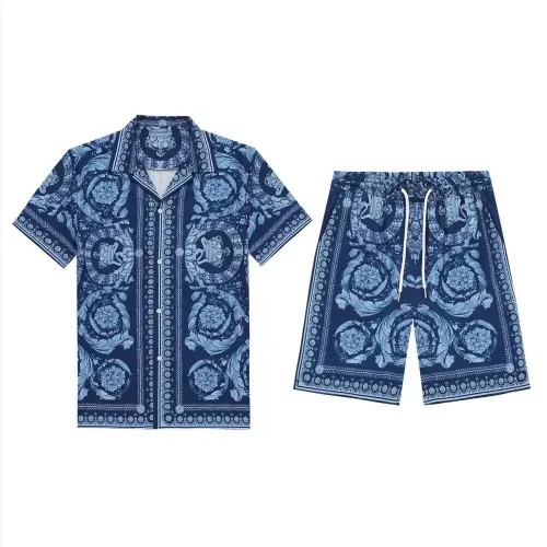 Versace Tracksuits Short Sleeved For Men #1437907 $52.00 USD, Wholesale Replica Versace Tracksuits