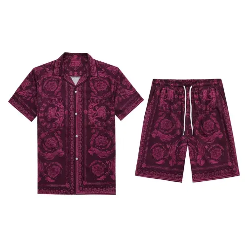 Versace Tracksuits Short Sleeved For Men #1437909 $52.00 USD, Wholesale Replica Versace Tracksuits