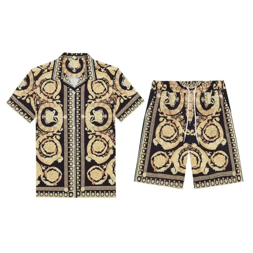 Versace Tracksuits Short Sleeved For Men #1437910 $52.00 USD, Wholesale Replica Versace Tracksuits