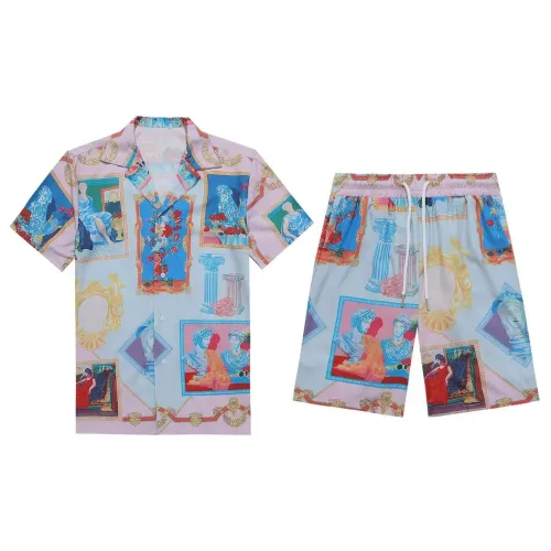 Versace Tracksuits Short Sleeved For Men #1437912 $52.00 USD, Wholesale Replica Versace Tracksuits