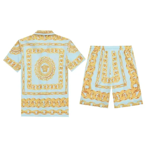 Versace Tracksuits Short Sleeved For Men #1437913 $52.00 USD, Wholesale Replica Versace Tracksuits