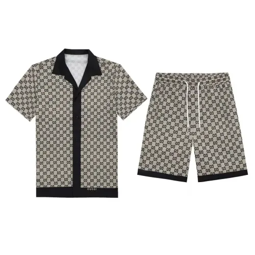 Gucci Tracksuits Short Sleeved For Men #1437916 $52.00 USD, Wholesale Replica Gucci Tracksuits