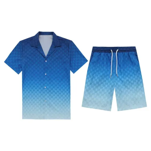 Gucci Tracksuits Short Sleeved For Men #1437919 $52.00 USD, Wholesale Replica Gucci Tracksuits