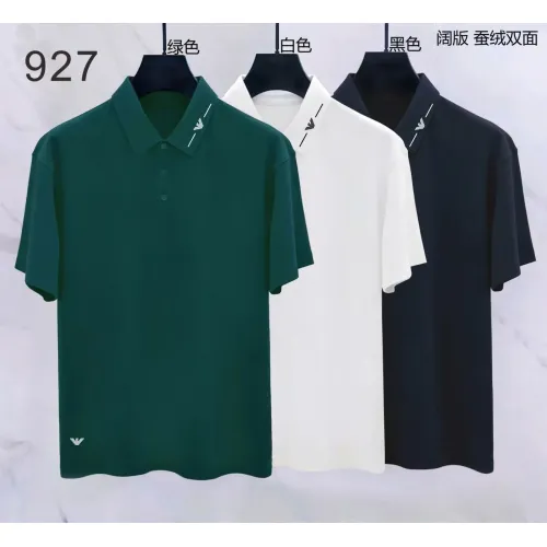 Replica Armani T-Shirts Short Sleeved For Men #1437963 $39.00 USD for Wholesale