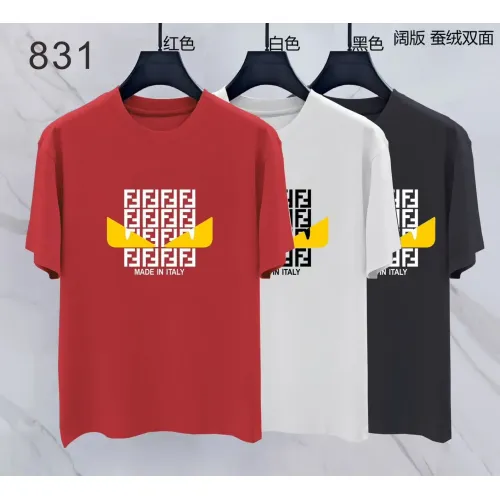 Replica Fendi T-Shirts Short Sleeved For Men #1438025 $38.00 USD for Wholesale