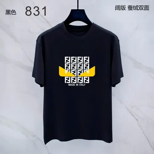 Fendi T-Shirts Short Sleeved For Men #1438027 $38.00 USD, Wholesale Replica Fendi T-Shirts