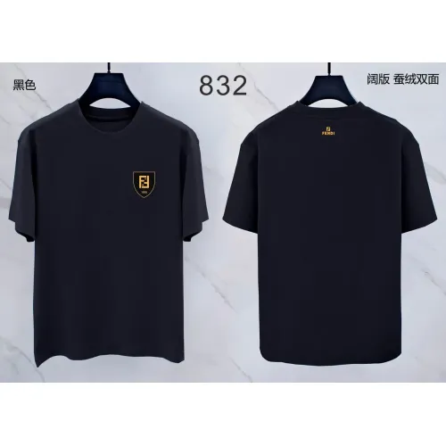 Fendi T-Shirts Short Sleeved For Men #1438030 $38.00 USD, Wholesale Replica Fendi T-Shirts
