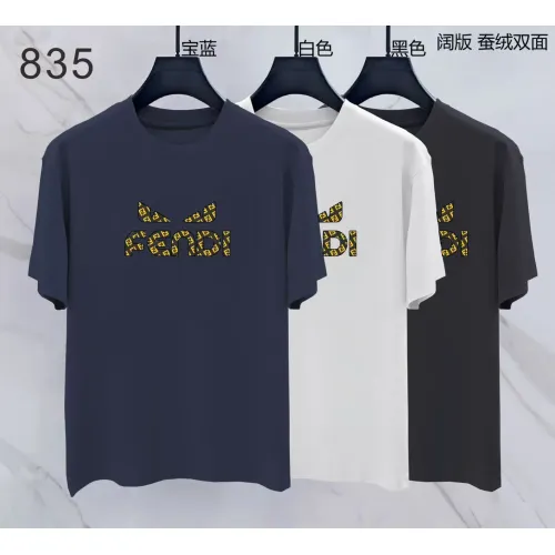 Replica Fendi T-Shirts Short Sleeved For Men #1438036 $38.00 USD for Wholesale