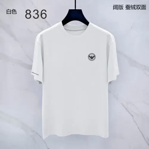Armani T-Shirts Short Sleeved For Men #1438037 $38.00 USD, Wholesale Replica Armani T-Shirts