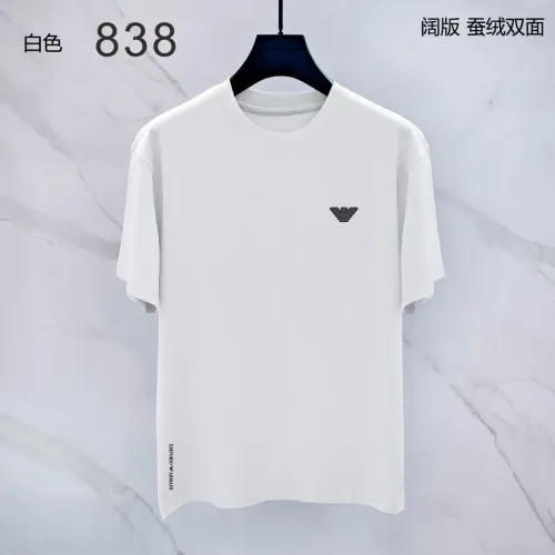 Armani T-Shirts Short Sleeved For Men #1438040 $38.00 USD, Wholesale Replica Armani T-Shirts