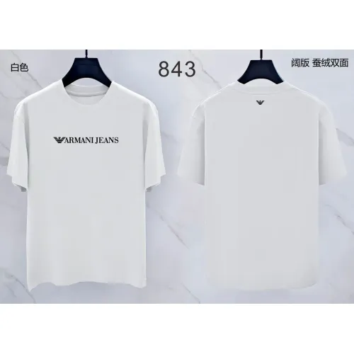 Armani T-Shirts Short Sleeved For Men #1438064 $38.00 USD, Wholesale Replica Armani T-Shirts