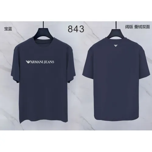 Armani T-Shirts Short Sleeved For Men #1438065 $38.00 USD, Wholesale Replica Armani T-Shirts