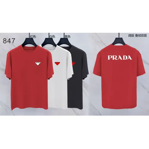 Replica Prada T-Shirts Short Sleeved For Men #1438069 $38.00 USD for Wholesale