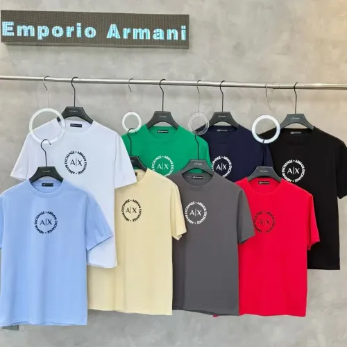 Replica Armani T-Shirts Short Sleeved For Men #1438104 $32.00 USD for Wholesale