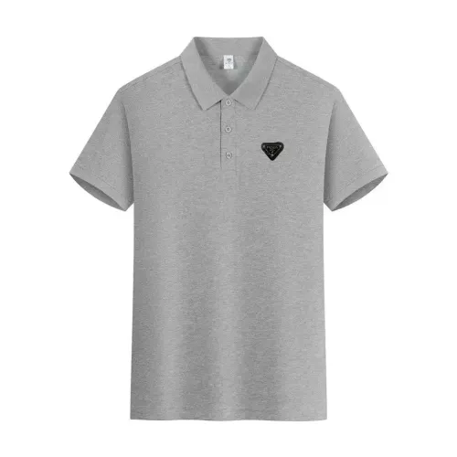 Prada T-Shirts Short Sleeved For Men #1438169 $34.00 USD, Wholesale Replica Prada T-Shirts