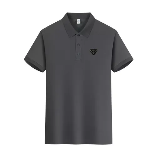 Prada T-Shirts Short Sleeved For Men #1438170 $34.00 USD, Wholesale Replica Prada T-Shirts