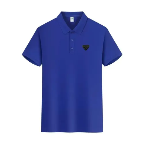 Prada T-Shirts Short Sleeved For Men #1438174 $34.00 USD, Wholesale Replica Prada T-Shirts