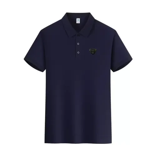 Prada T-Shirts Short Sleeved For Men #1438176 $34.00 USD, Wholesale Replica Prada T-Shirts