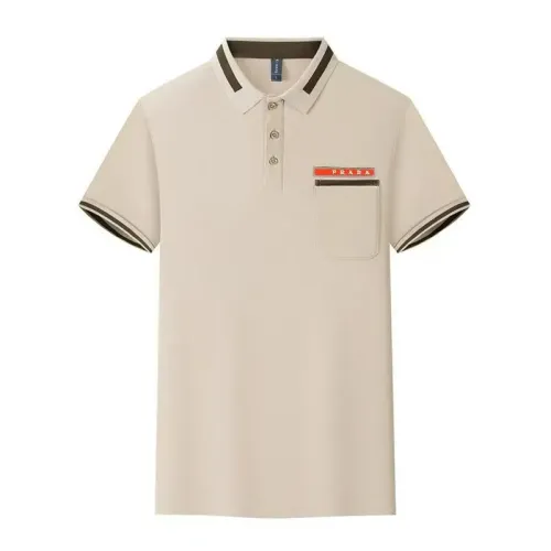 Prada T-Shirts Short Sleeved For Men #1438178 $34.00 USD, Wholesale Replica Prada T-Shirts