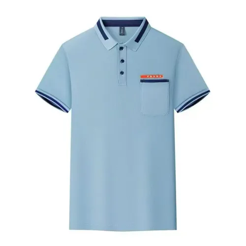 Prada T-Shirts Short Sleeved For Men #1438179 $34.00 USD, Wholesale Replica Prada T-Shirts