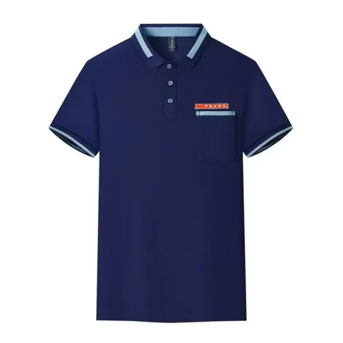 Prada T-Shirts Short Sleeved For Men #1438182 $34.00 USD, Wholesale Replica Prada T-Shirts