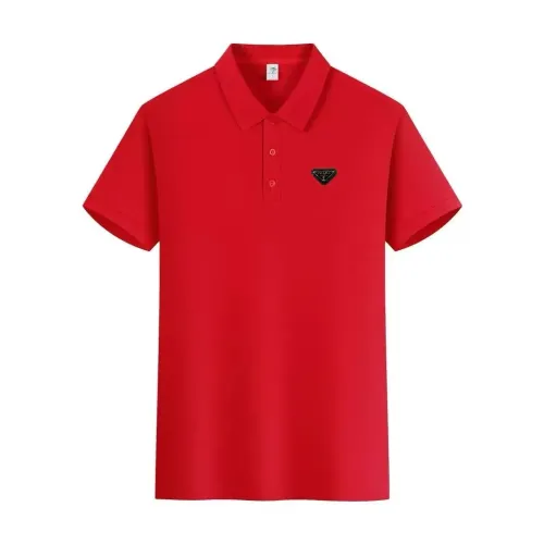 Prada T-Shirts Short Sleeved For Men #1438188 $34.00 USD, Wholesale Replica Prada T-Shirts