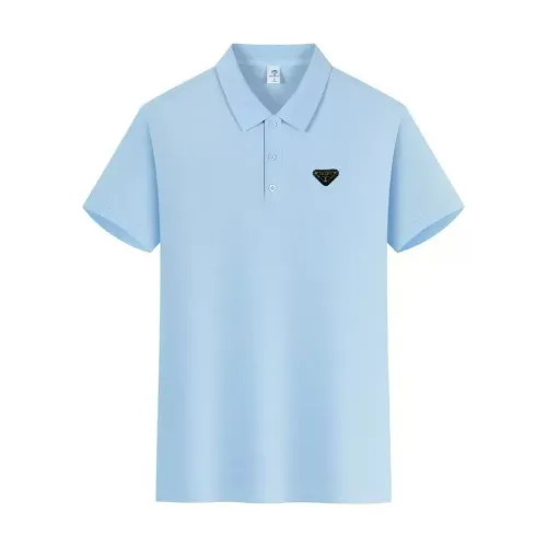 Prada T-Shirts Short Sleeved For Men #1438189 $34.00 USD, Wholesale Replica Prada T-Shirts
