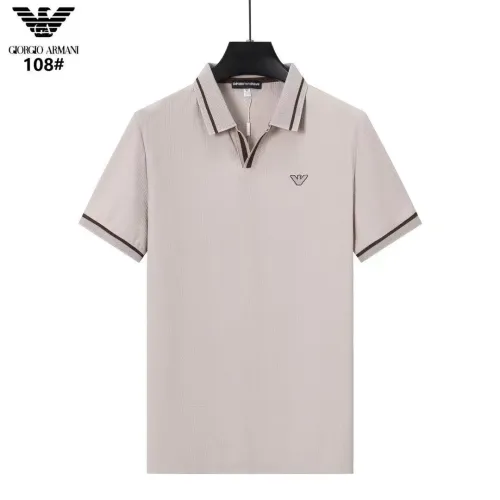 Armani T-Shirts Short Sleeved For Men #1438193 $39.00 USD, Wholesale Replica Armani T-Shirts