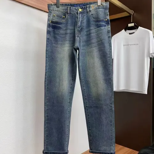 Replica Louis Vuitton LV Jeans For Men #1438276 $48.00 USD for Wholesale