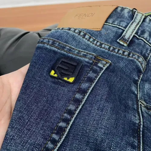 Replica Fendi Jeans For Men #1438294 $48.00 USD for Wholesale