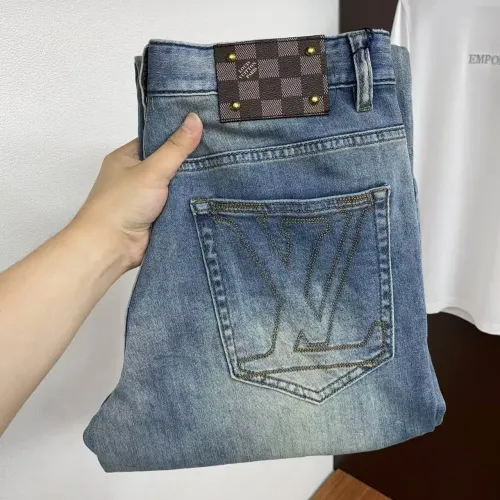 Louis Vuitton LV Jeans For Men #1438295 $48.00 USD, Wholesale Replica Louis Vuitton LV Jeans