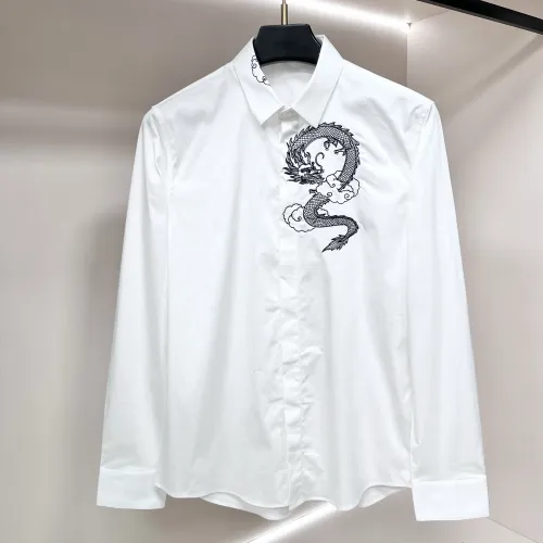 Armani Shirts Long Sleeved For Men #1438341 $64.00 USD, Wholesale Replica Armani Shirts
