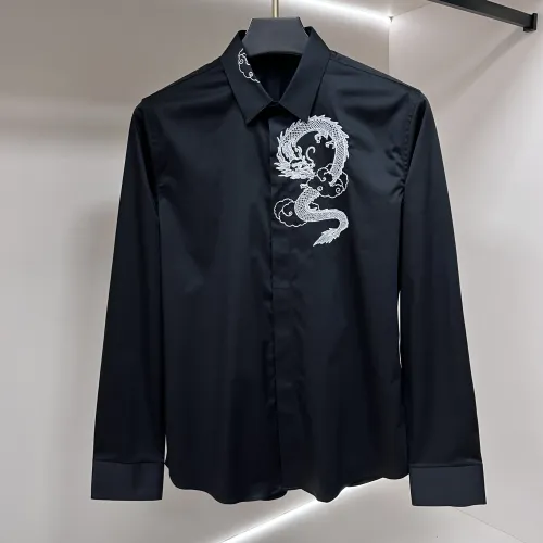Armani Shirts Long Sleeved For Men #1438342 $64.00 USD, Wholesale Replica Armani Shirts