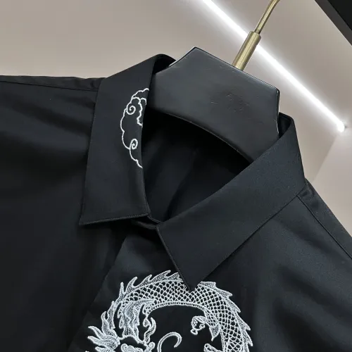 Replica Armani Shirts Long Sleeved For Men #1438342 $64.00 USD for Wholesale