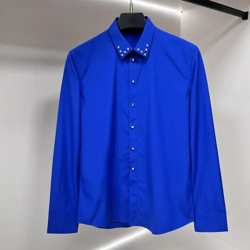 Armani Shirts Long Sleeved For Men #1438354 $64.00 USD, Wholesale Replica Armani Shirts