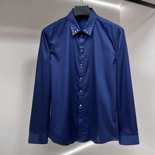 Armani Shirts Long Sleeved For Men #1438357 $64.00 USD, Wholesale Replica Armani Shirts