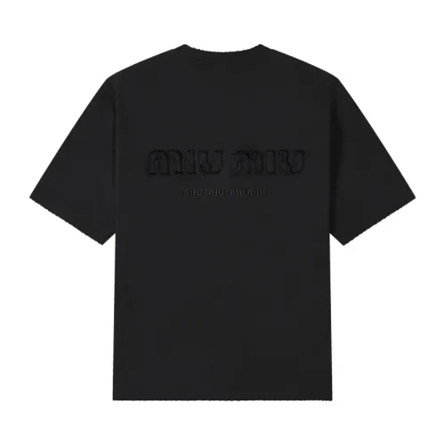 MIU MIU T-Shirts Short Sleeved For Unisex #1438442 $41.00 USD, Wholesale Replica MIU MIU T-Shirts