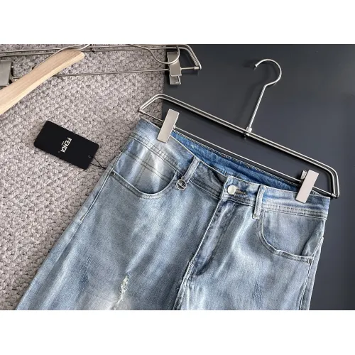 Replica Fendi Jeans For Men #1438473 $72.00 USD for Wholesale