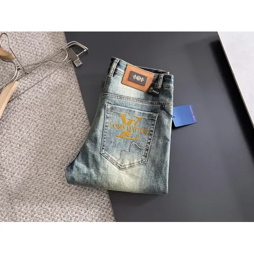 Louis Vuitton LV Jeans For Men #1438478 $72.00 USD, Wholesale Replica Louis Vuitton LV Jeans
