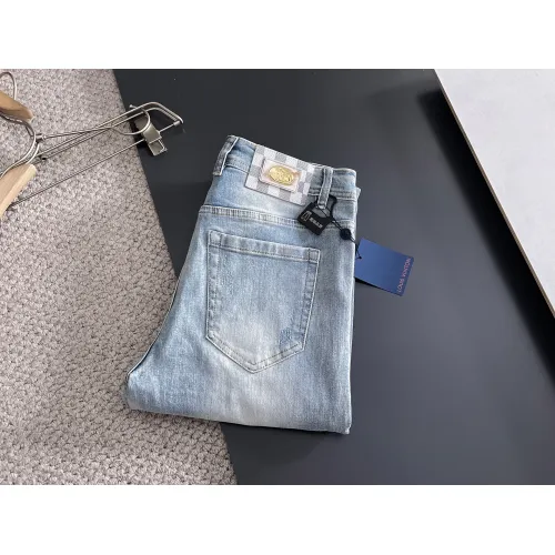 Louis Vuitton LV Jeans For Men #1438479 $72.00 USD, Wholesale Replica Louis Vuitton LV Jeans