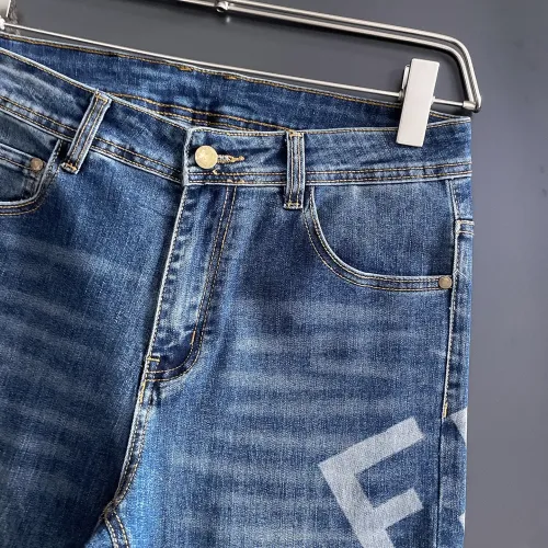 Replica Fendi Jeans For Men #1438490 $72.00 USD for Wholesale
