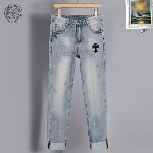 Replica Chrome Hearts Jeans For Men #1438511 $48.00 USD for Wholesale